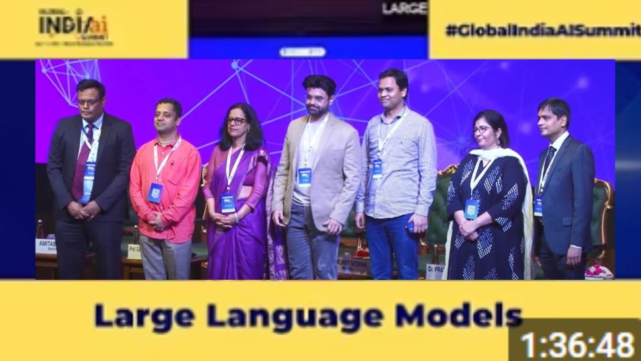 Global India AI Summit 2024: Panel Discussion on Large Language Models by IndiaAI