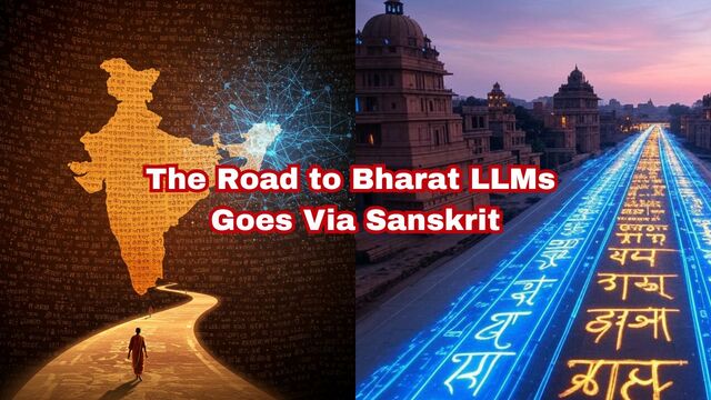 The Road to Bharat LLMs Goes Via Sanskrit