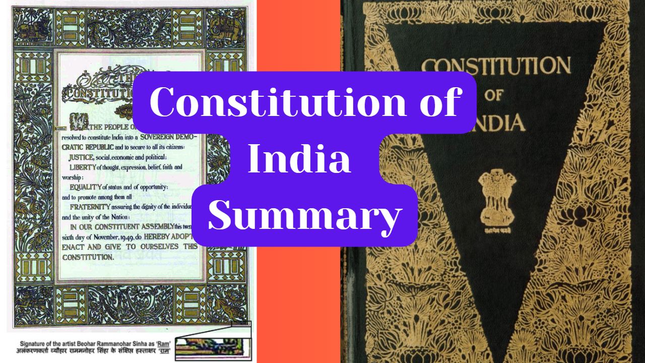 Constitution of India - Summary