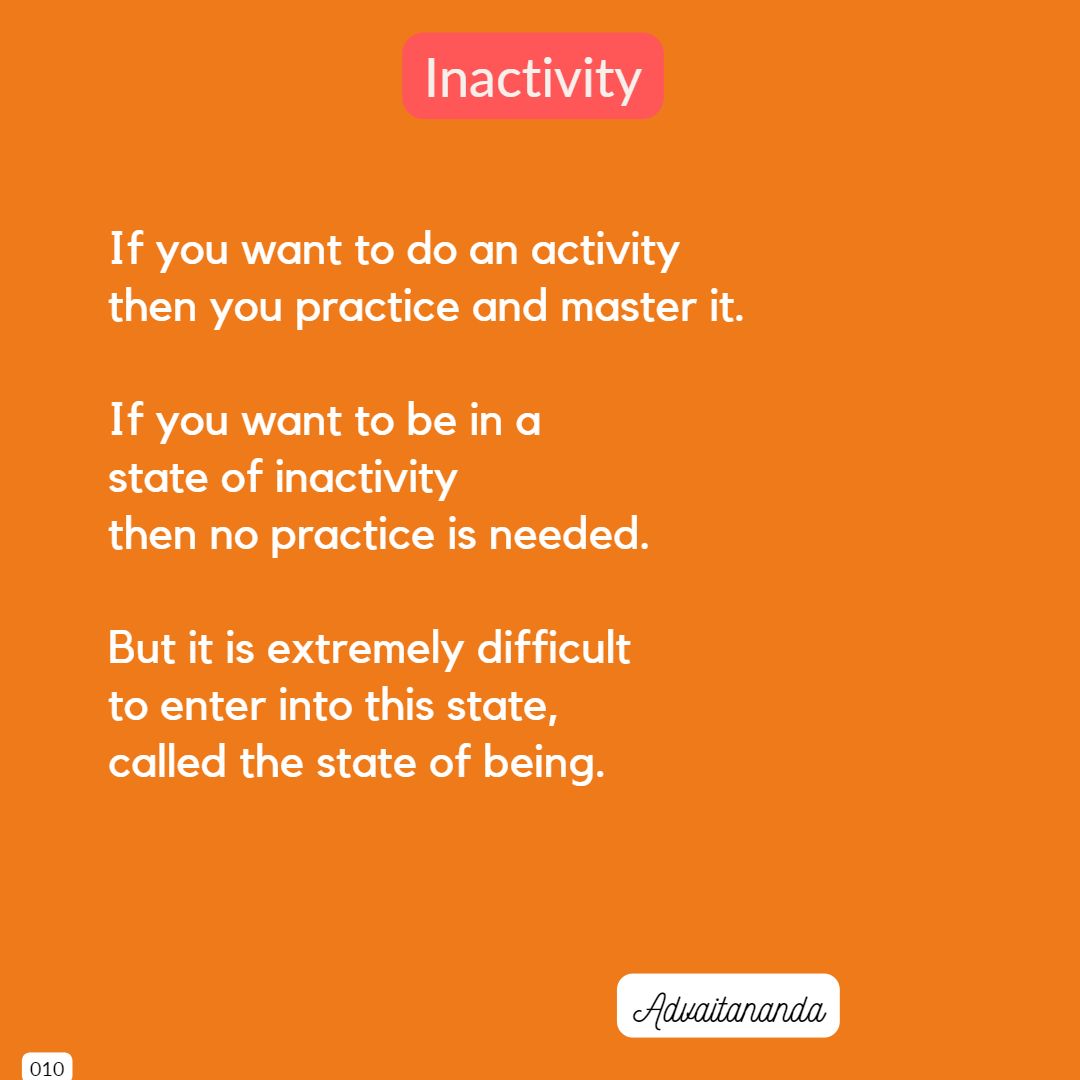 Inactivity