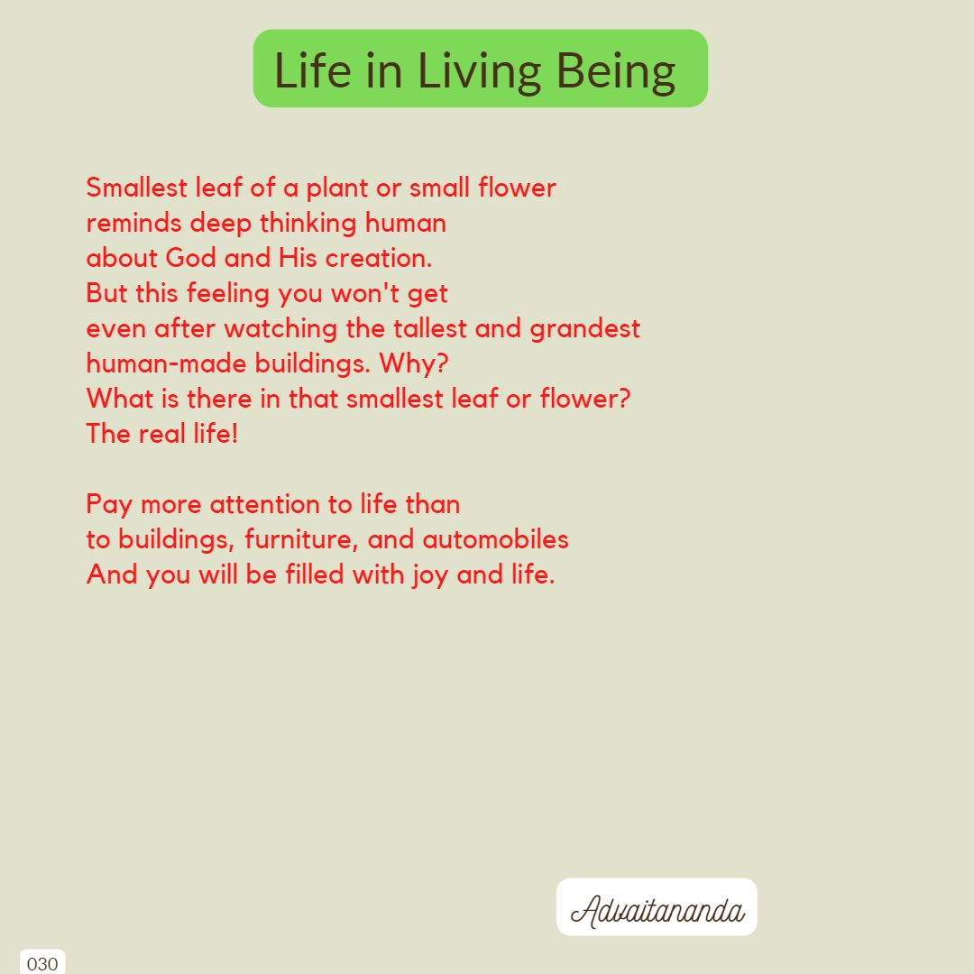 Life in Living Being