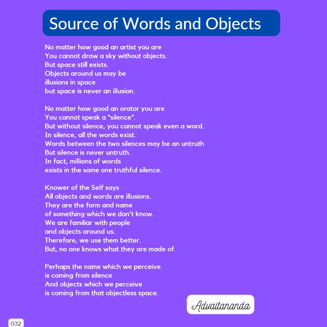 Source of Words and Objects