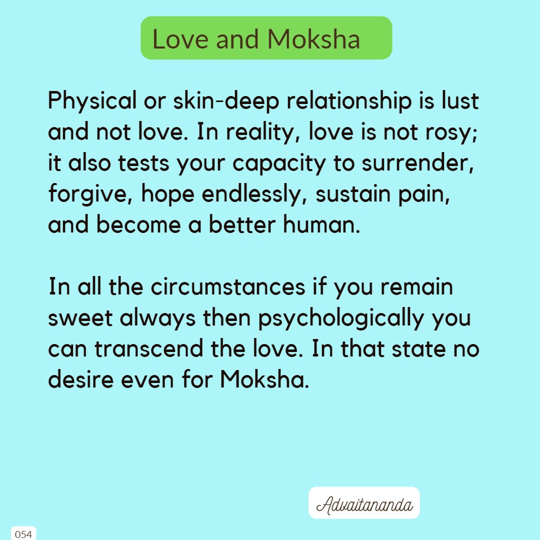 Love and Moksha