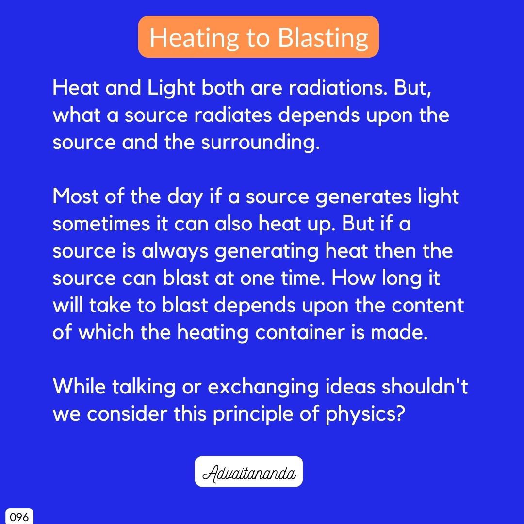 Heating to Blasting
