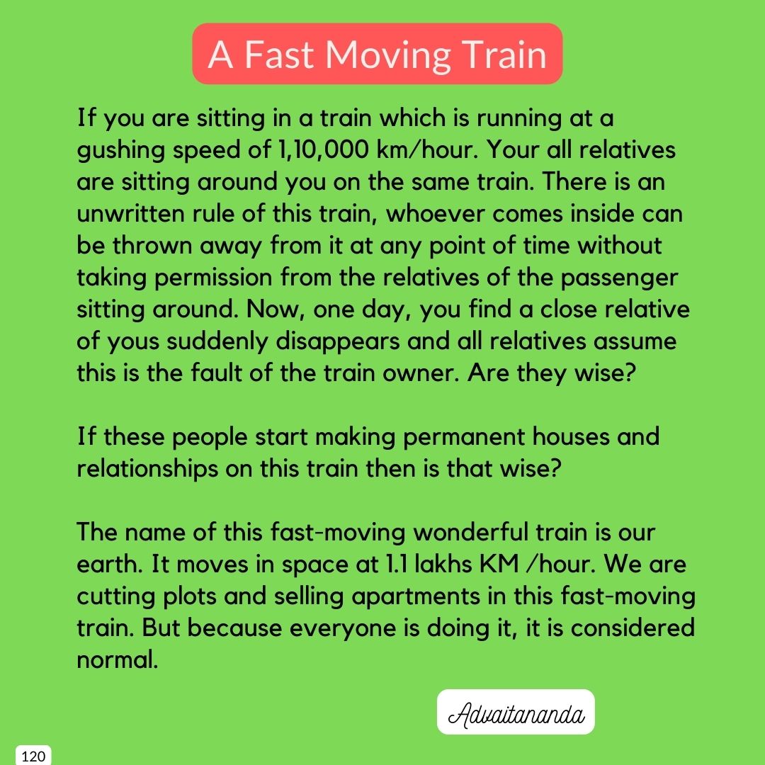 A Fast Moving Train