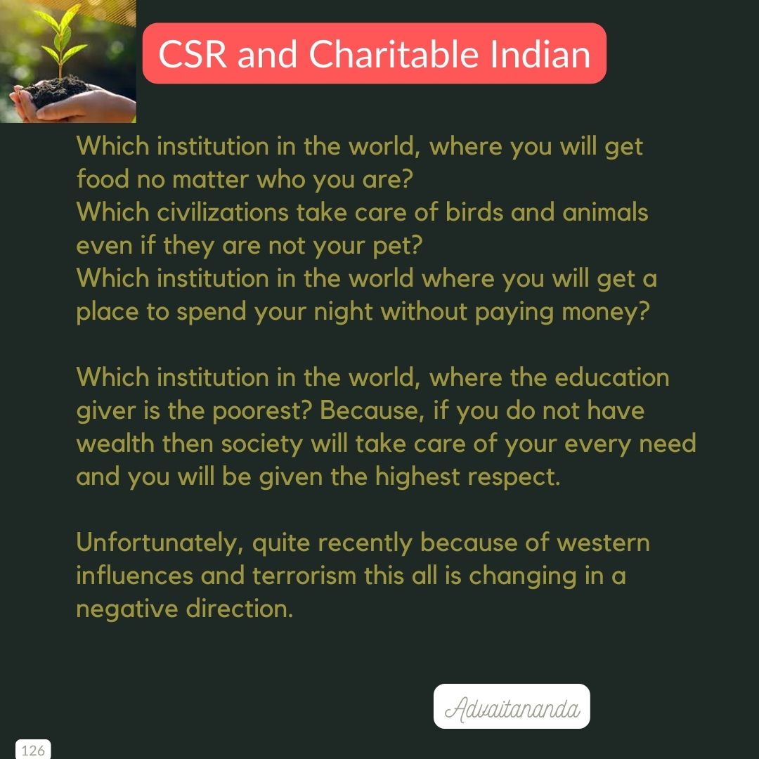 CSR and Charitable Indian