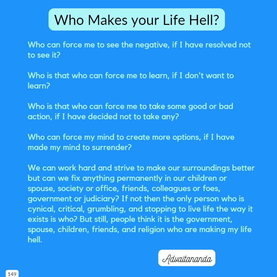 Who Makes Your Life Hell?