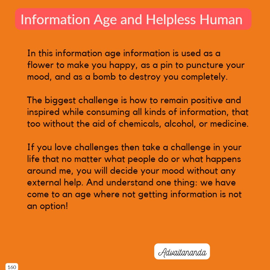 Information Age and Helpless Human