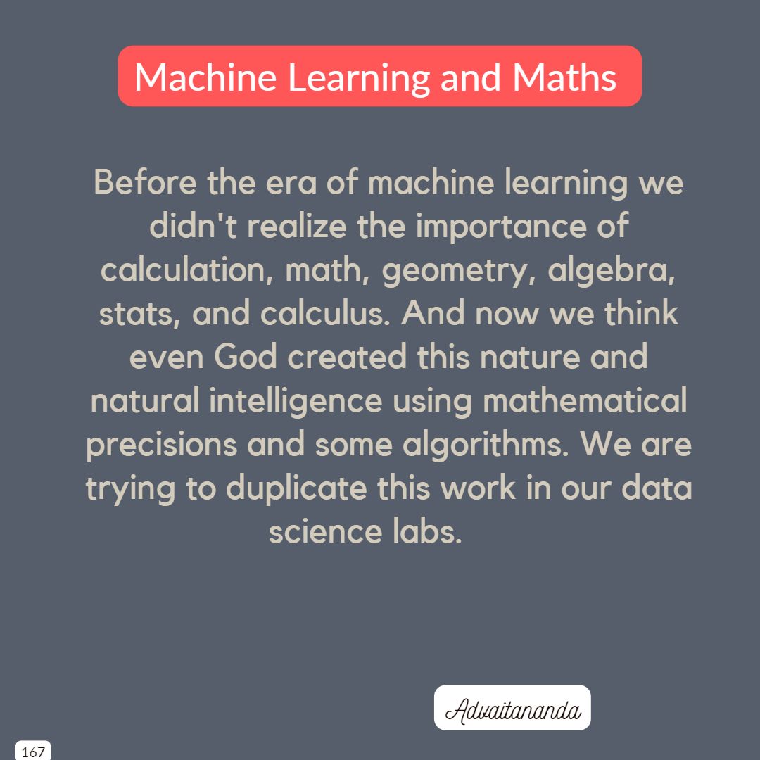 Machine Learning and Maths