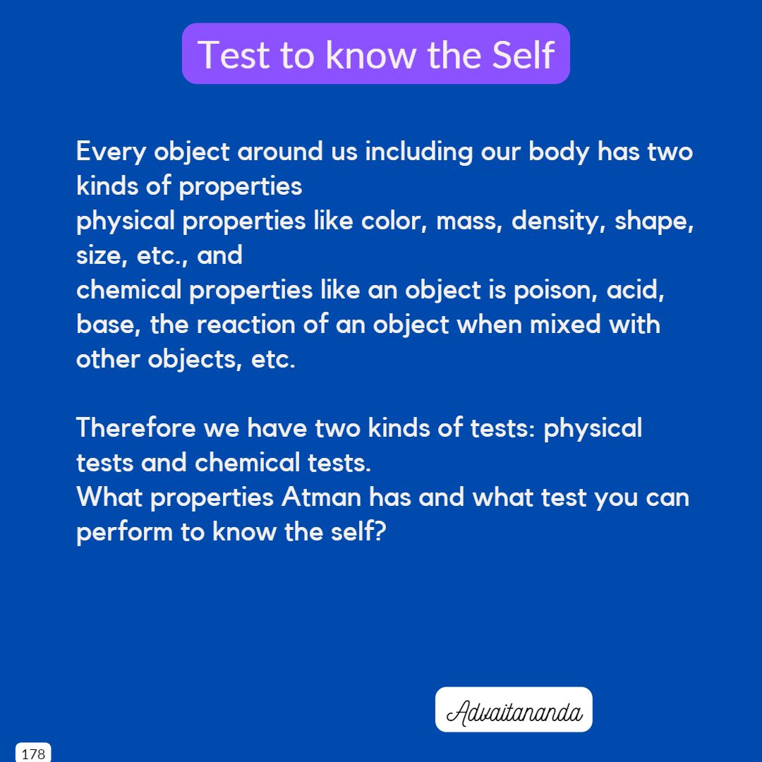 Test to know the Self