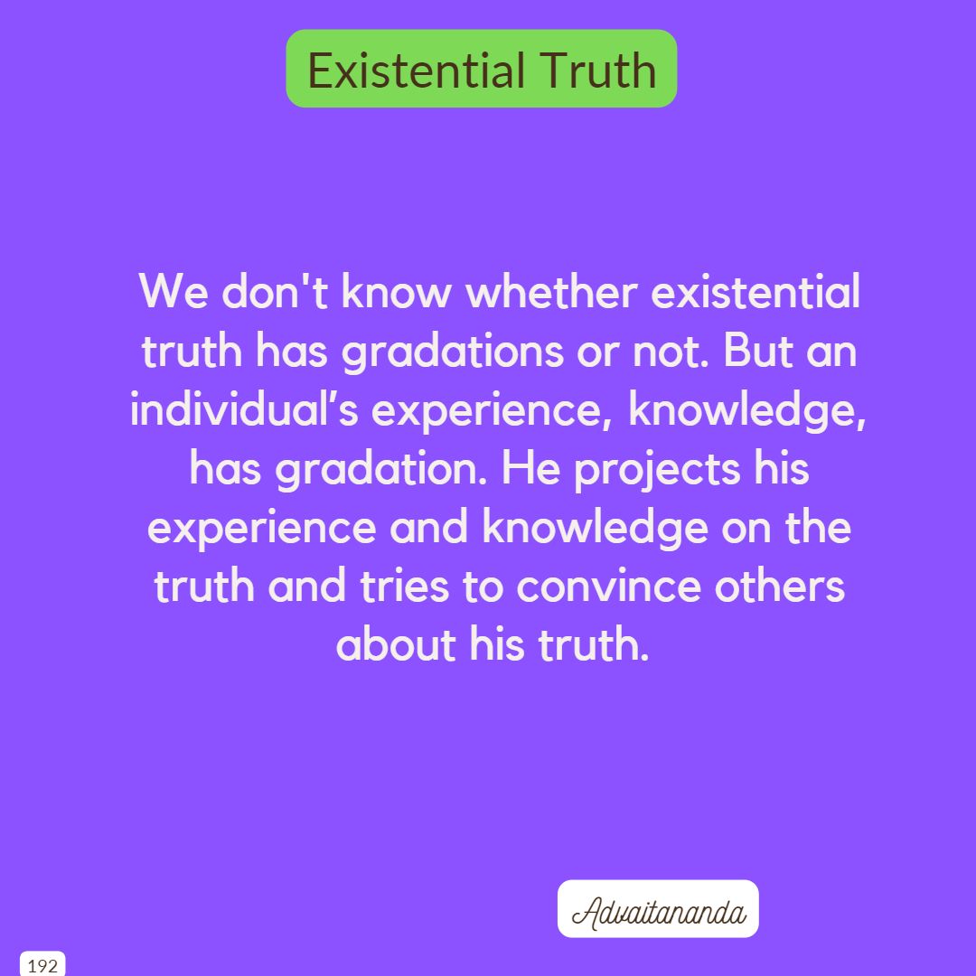 Existential Truth