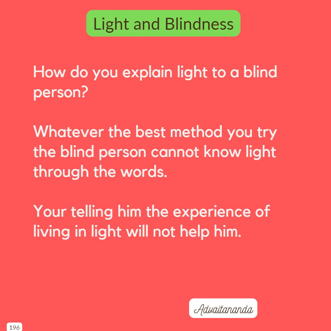 Light and Blindness