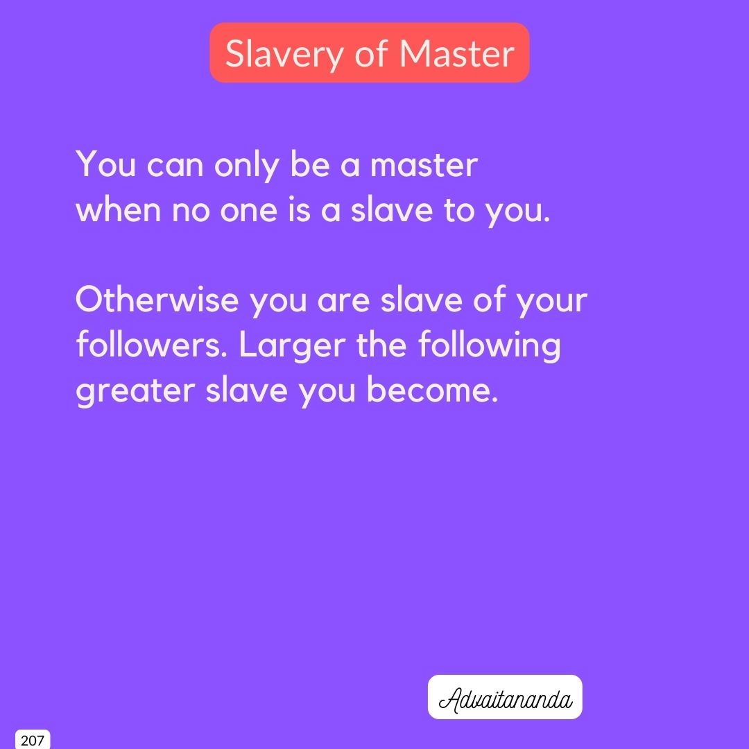 Slavery of Master