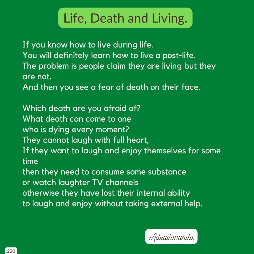 Life, Death and Living