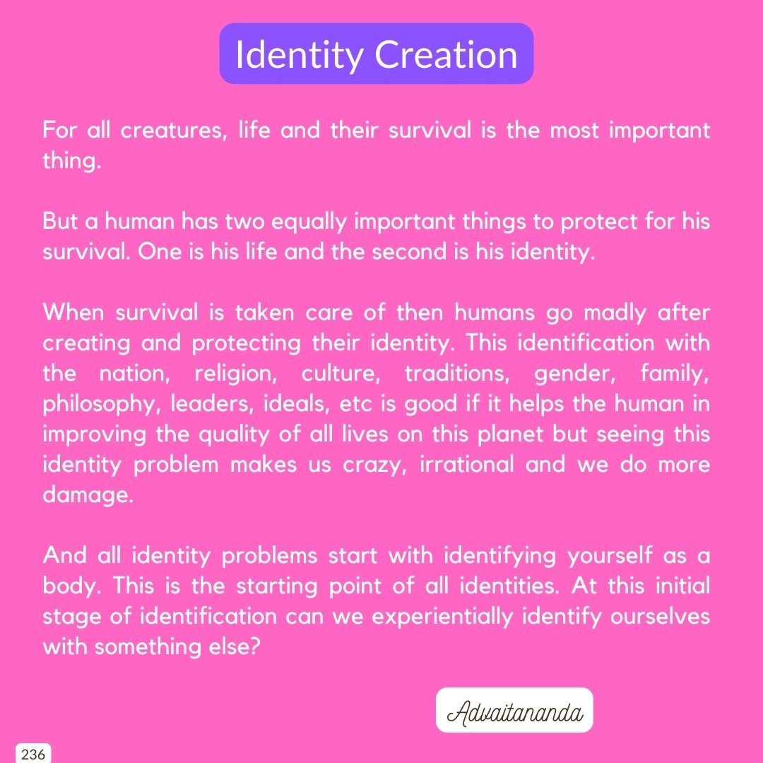 Identity Creation