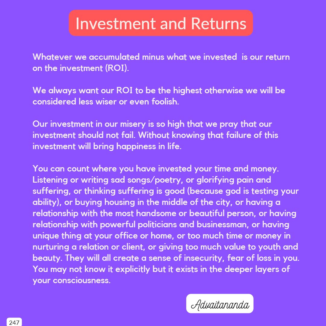 Investment and Returns
