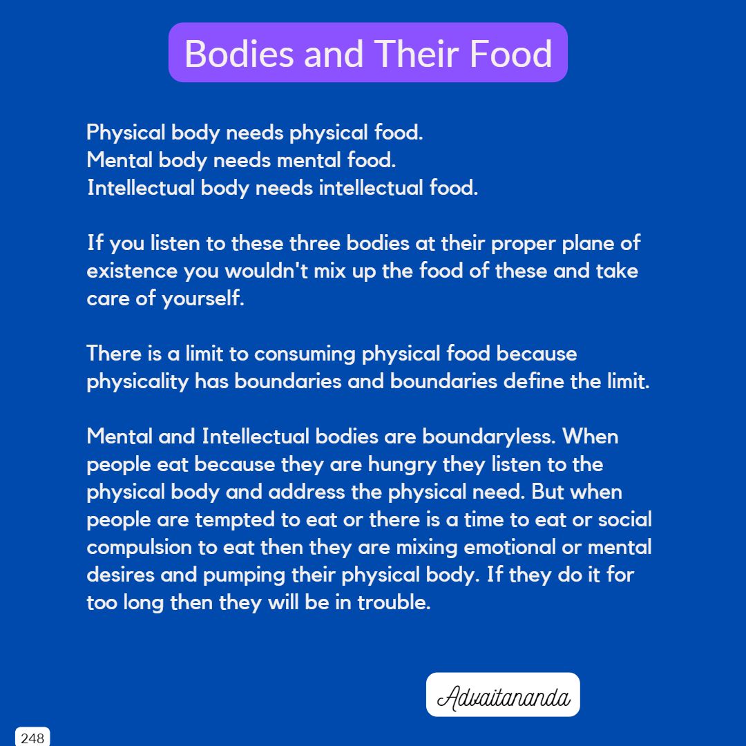 Bodies and Their Food