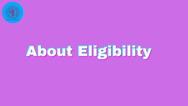 About Eligibility